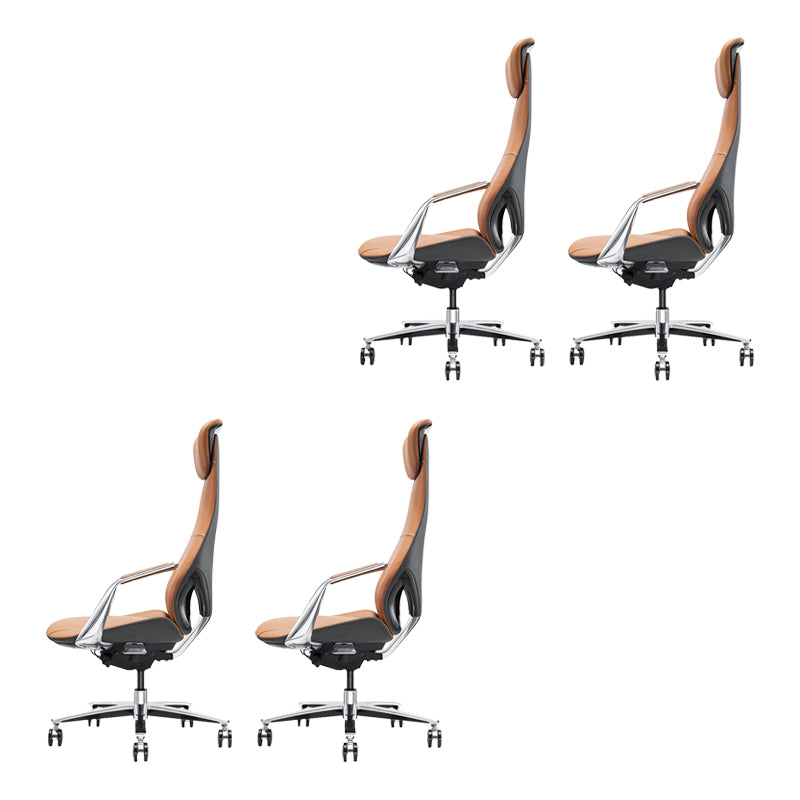 Modern Padded Arms Executive Chair Height-adjustable Managers Chair for Office