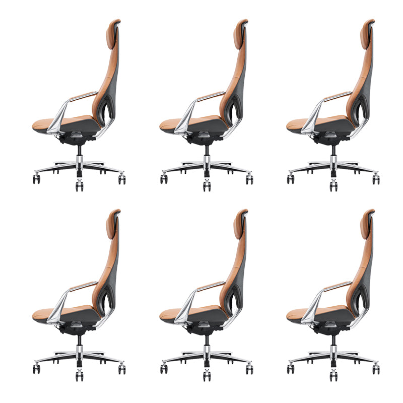 Modern Padded Arms Executive Chair Height-adjustable Managers Chair for Office