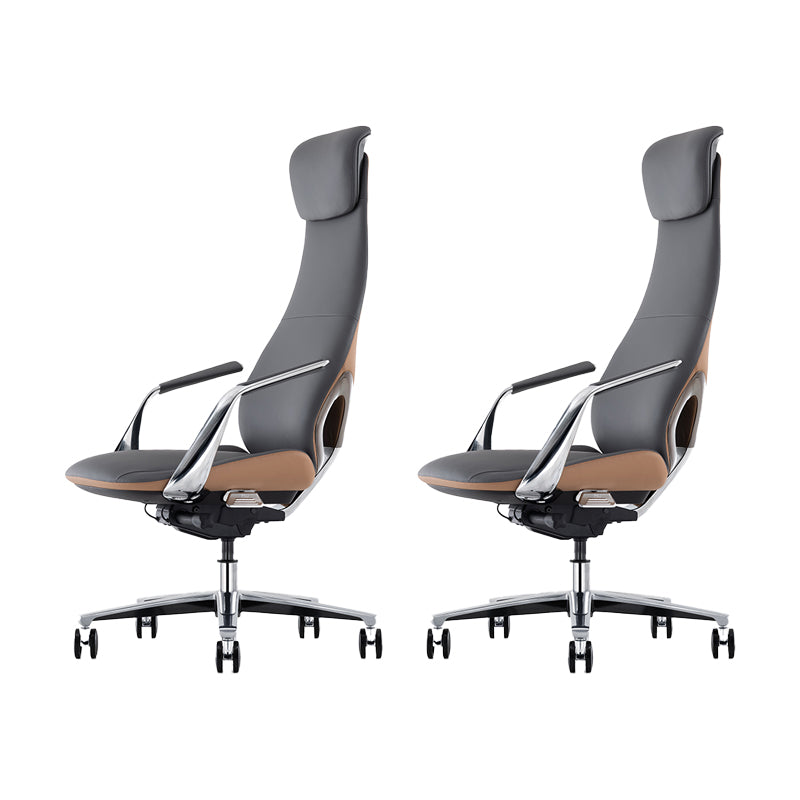 Modern Padded Arms Executive Chair Height-adjustable Managers Chair for Office