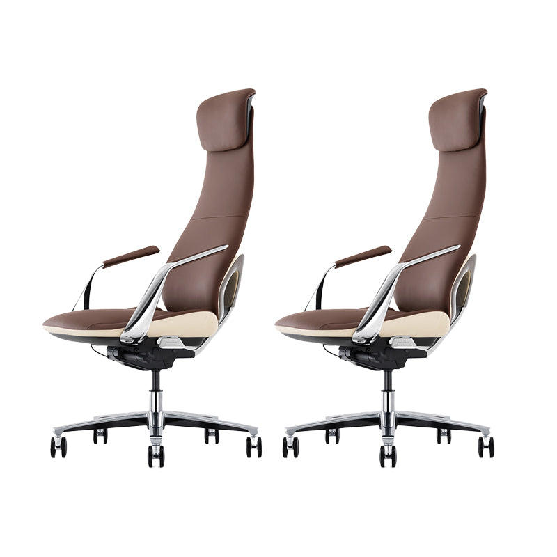 Modern Padded Arms Executive Chair Height-adjustable Managers Chair for Office