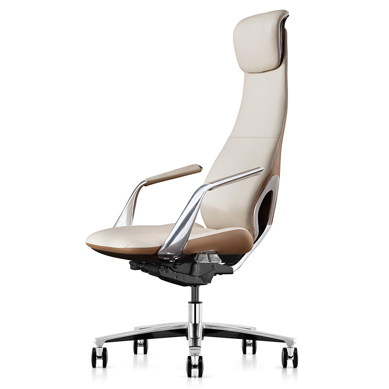 Modern Padded Arms Executive Chair Height-adjustable Managers Chair for Office