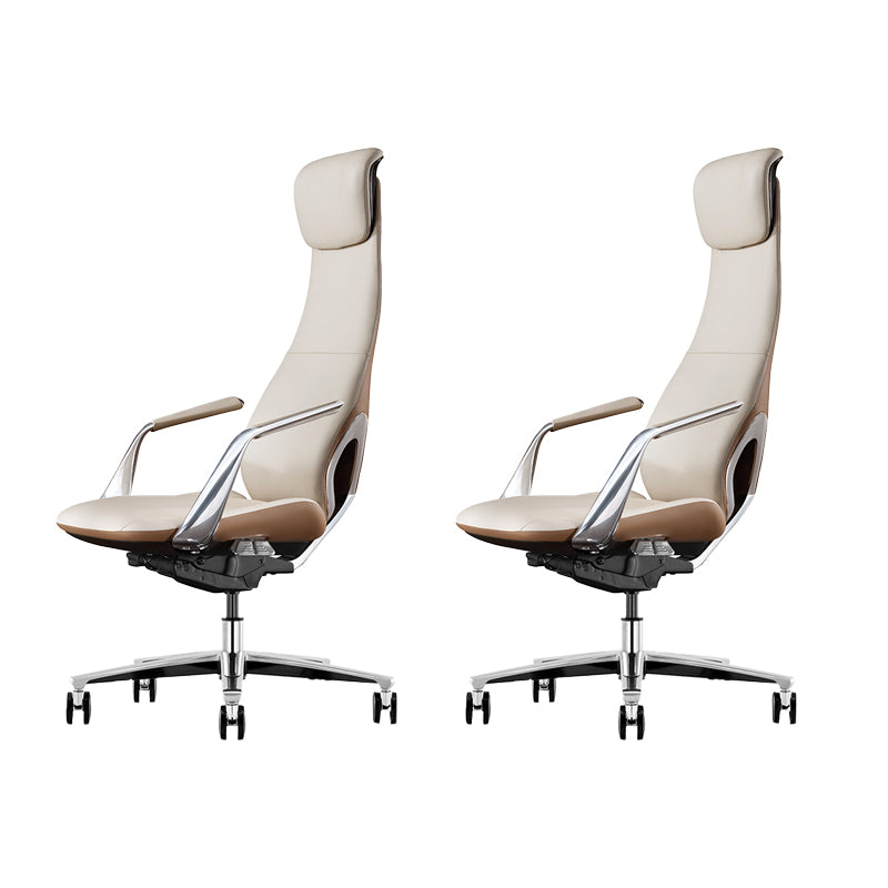 Modern Padded Arms Executive Chair Height-adjustable Managers Chair for Office