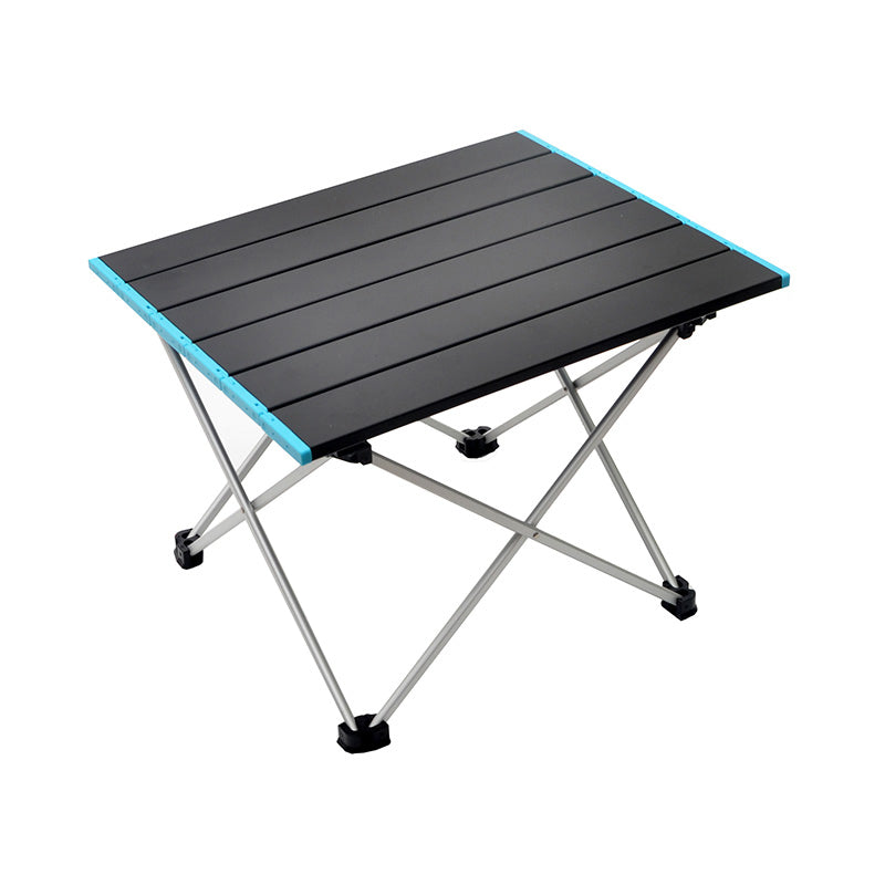 Rectangle Metal Camping Table Rustic Folding Table for Outdoor