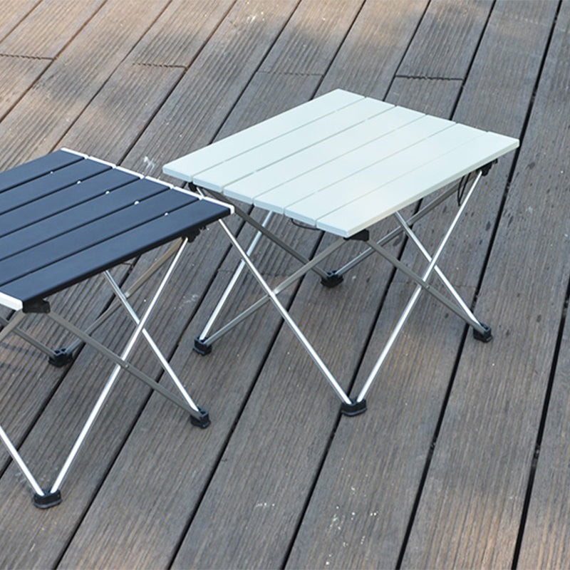 Rectangle Metal Camping Table Rustic Folding Table for Outdoor