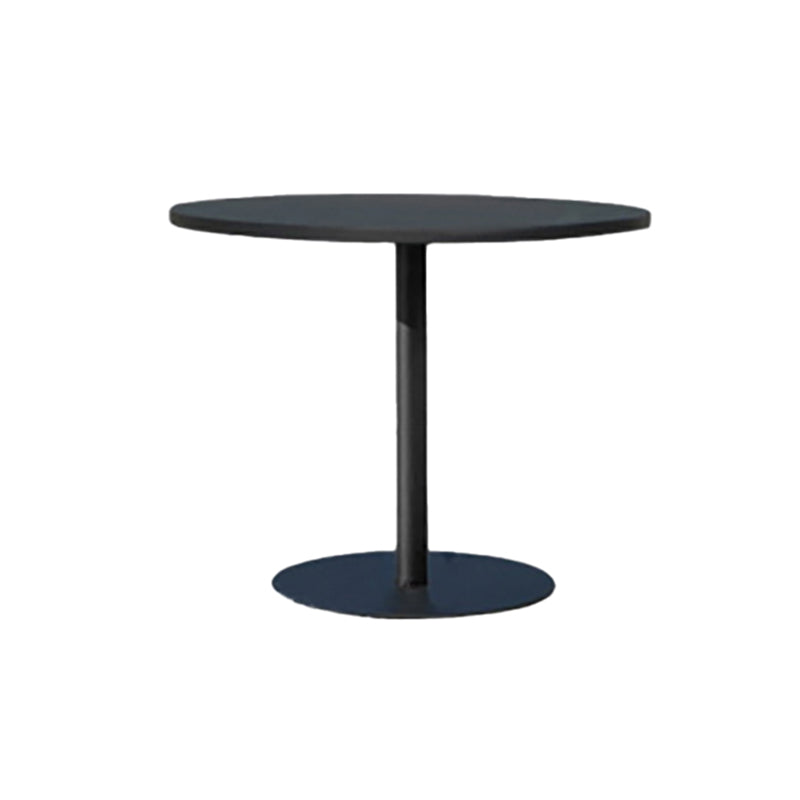 Stone/Wood Bistro Table Contemporary Round/Square Table with Metal Frame