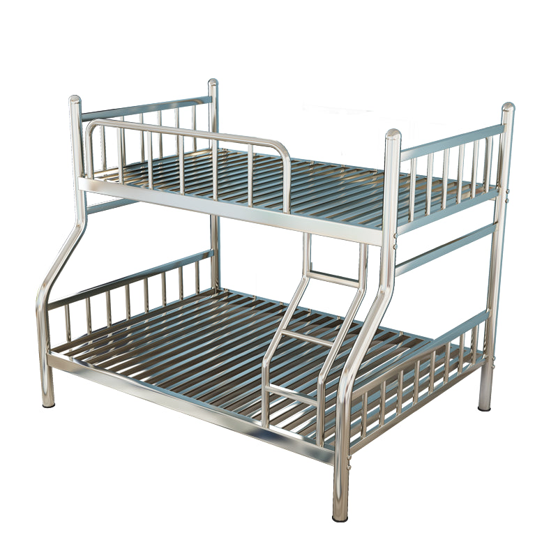 Contemporary Steel Bunk Bed with Guardrail No Theme Bunk Bed