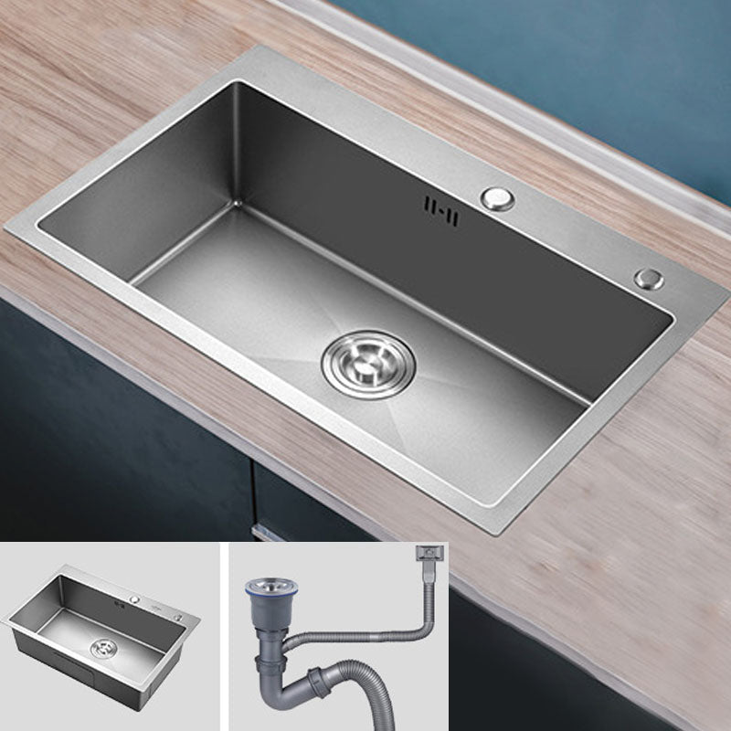 Modern Bar Sink Stainless Steel with Faucet and Soap Dispenser Kitchen Sink