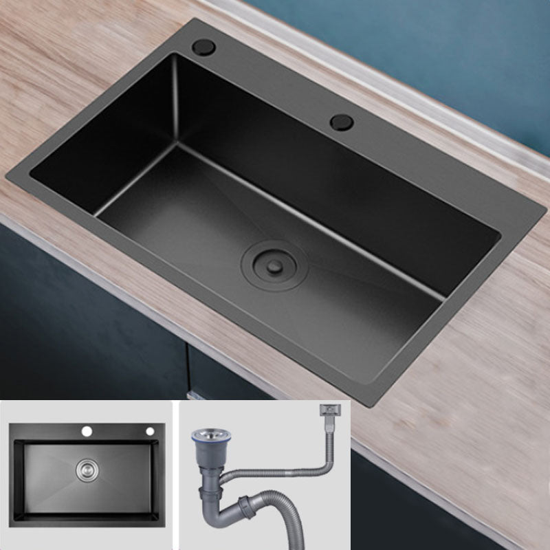 Modern Bar Sink Stainless Steel with Faucet and Soap Dispenser Kitchen Sink