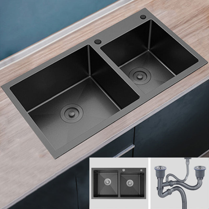 Modern Bar Sink Stainless Steel with Faucet and Soap Dispenser Kitchen Sink