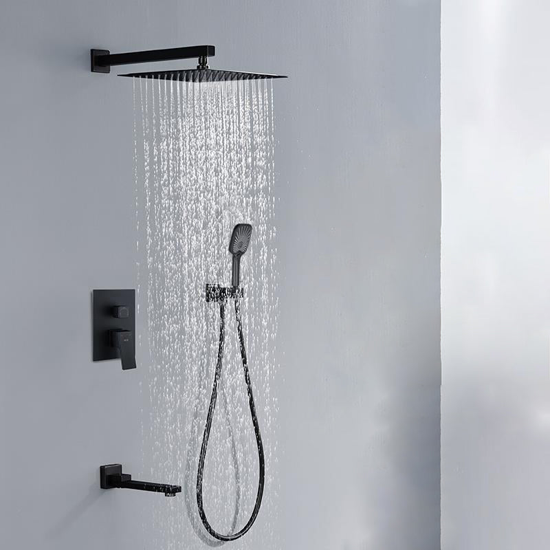 Modern Shower Head Combo Brass Adjustable Shower Head Shower System