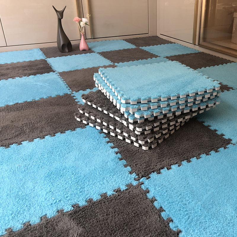 Interlocking Carpet Tiles Color Block Interlocking Carpet Floor Tile