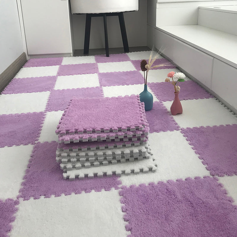 Interlocking Carpet Tiles Color Block Interlocking Carpet Floor Tile