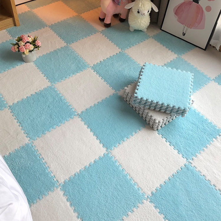 Modern Level Loop Carpet Tile Interlocking Non-Skid Tiles and Carpet