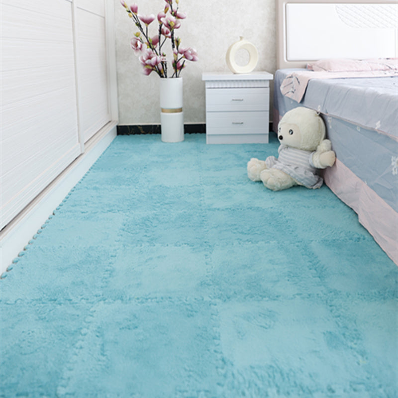 Fade Resistant Level Loop Carpet Tile Non-Skid Interlocking Bedroom Carpet Tiles