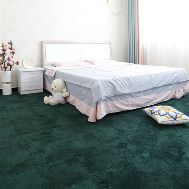 Fade Resistant Level Loop Carpet Tile Non-Skid Interlocking Bedroom Carpet Tiles