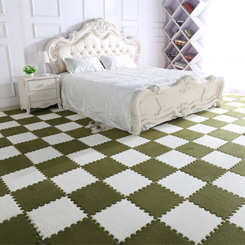 Fade Resistant Level Loop Carpet Tile Non-Skid Interlocking Bedroom Carpet Tiles