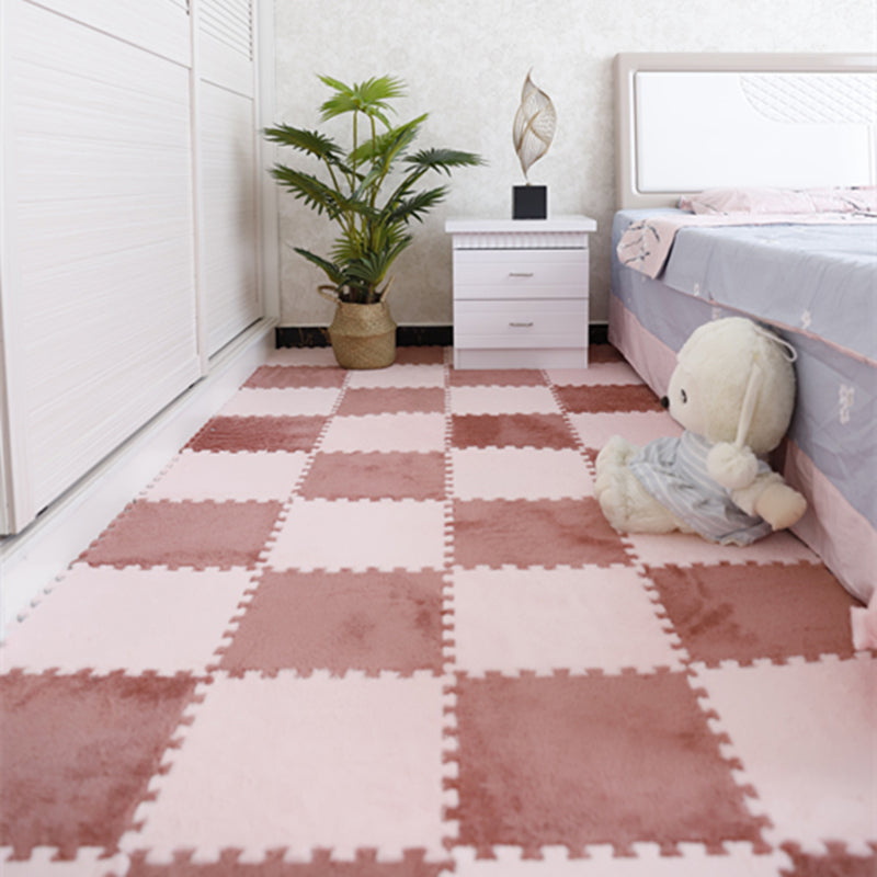 Fade Resistant Level Loop Carpet Tile Non-Skid Interlocking Bedroom Carpet Tiles