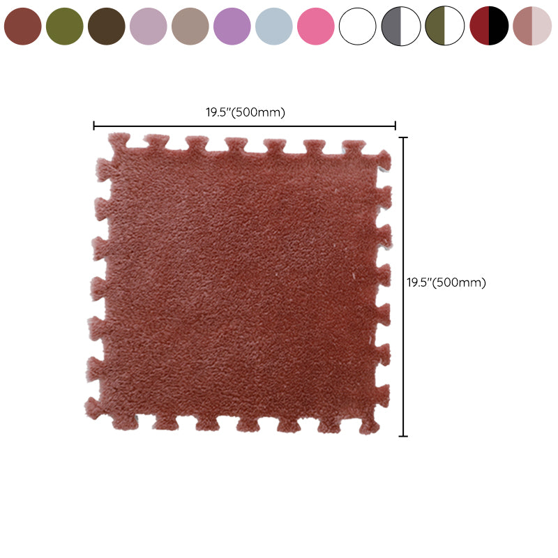 Fade Resistant Level Loop Carpet Tile Non-Skid Interlocking Bedroom Carpet Tiles