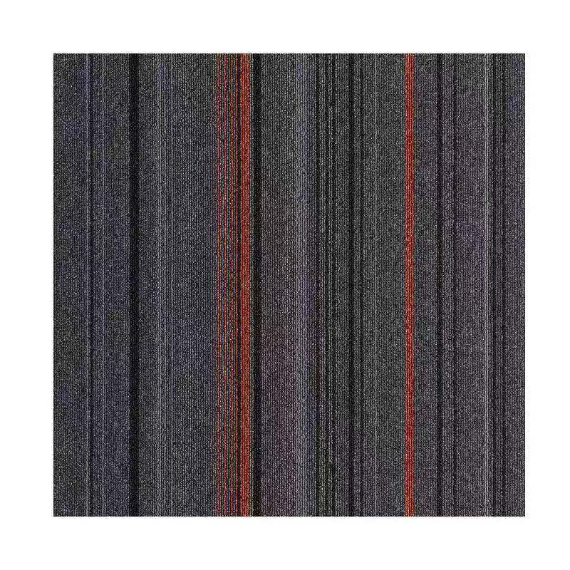 Dark Color Level Loop Carpet Tile Non-Skid Self Adhesive Indoor Office Carpet Tiles