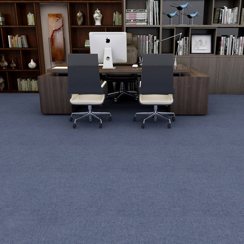 Non-Skid Level Loop Carpet Tile Multi-Color Self Adhesive Indoor Office Carpet Tiles