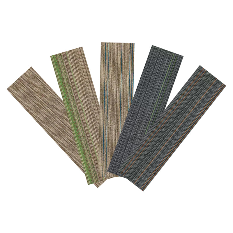 Indoor Level Loop Carpet Tile Dark Color Non-Skid Loose Lay Carpet Tiles