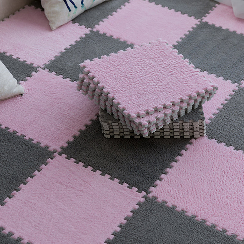 Multi-Color Carpet Tile Non-Skid Interlocking Bedroom Level Loop Carpet Tiles