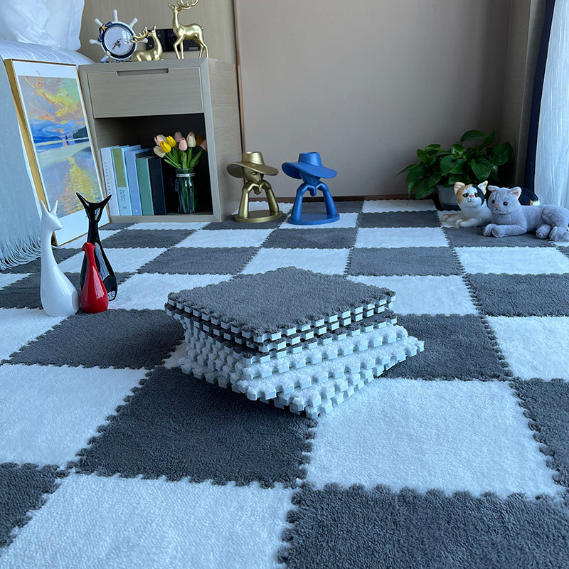 Modern Carpet Floor Tile Level Loop Interlocking Non-Skid Carpet Tiles