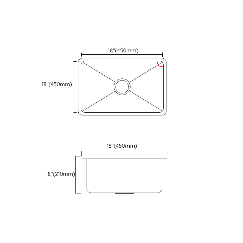 Modern Style Kitchen Sink Undermount Noise-cancelling Design Kitchen Sink