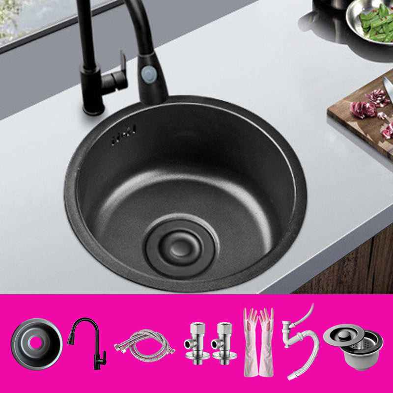 Stainless Steel Kitchen Sinks Modern Style Kitchen Sink with Single Bowl