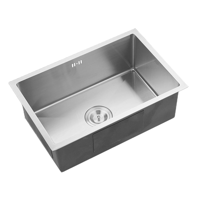 Single Bowl Kitchen Sink Stainless Steel Kitchen Sink with Rectangle Shape