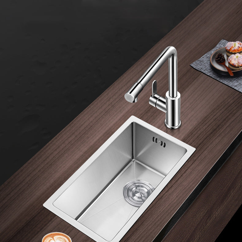 Single Bowl Kitchen Sink Stainless Steel Kitchen Sink with Rectangle Shape