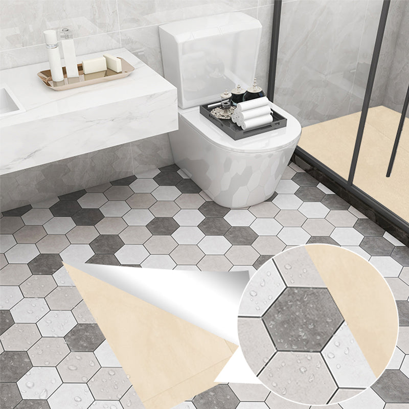 Modern Vinyl Flooring Geometric Printed Peel and Stick PVC Flooring