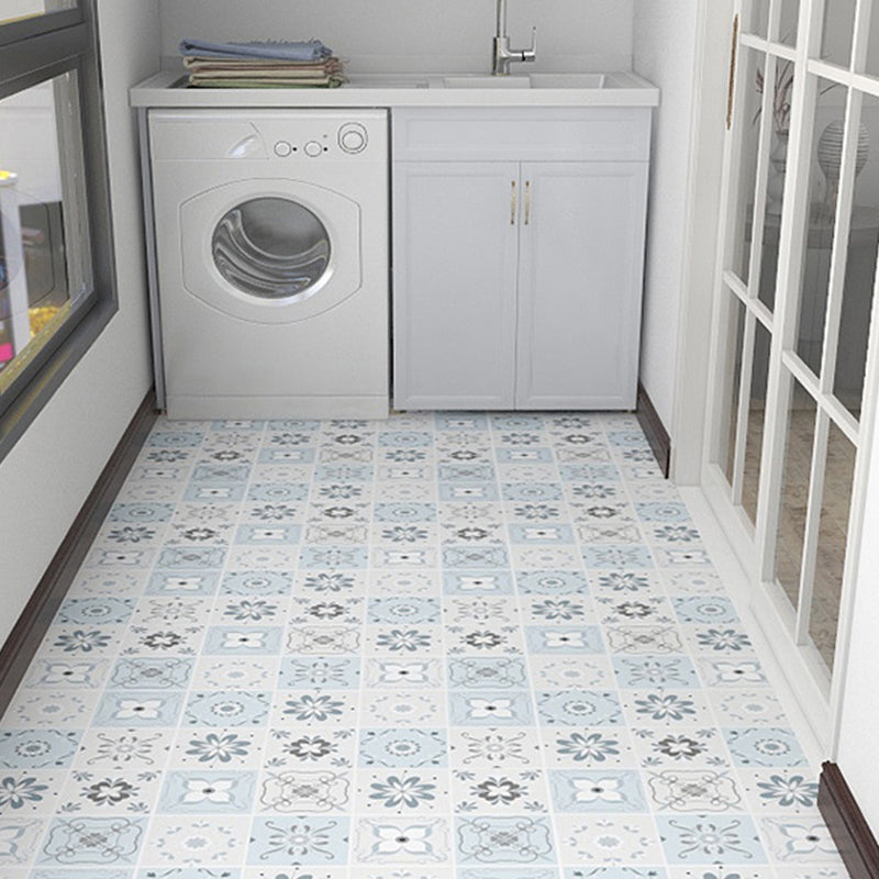 Modern Vinyl Flooring Geometric Print Peel and Stick PVC Flooring