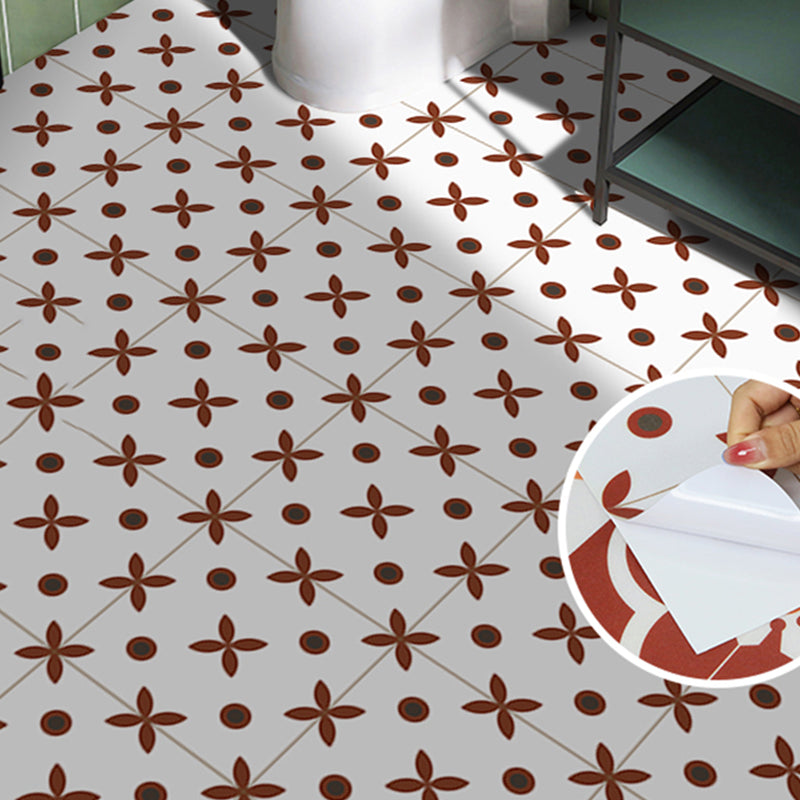 Peel and Stick Vinyl Flooring PVC Patterned Vinyl Flooring with Square Edge