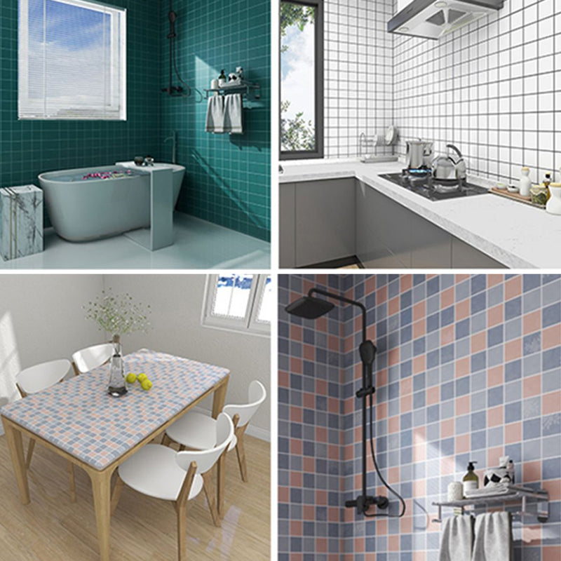 Modern Backsplash Wallpaper Peel and Stick Mosaic Tile  for Bathroom