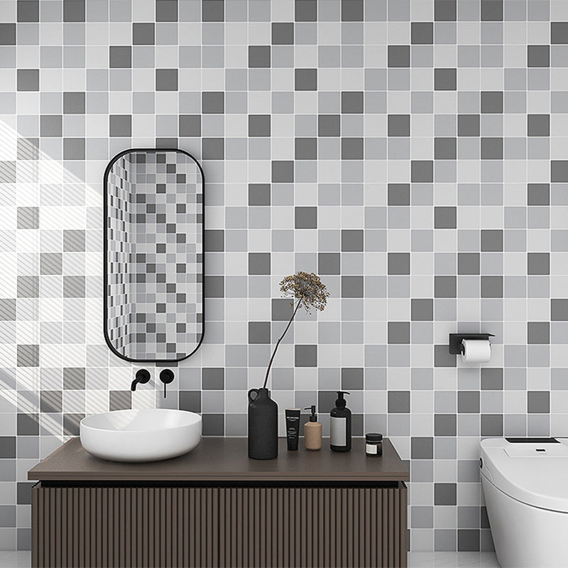 Modern Backsplash Wallpaper Peel and Stick Mosaic Tile  for Bathroom