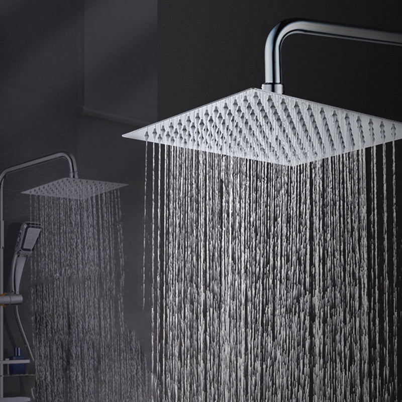 Modern Shower Head Combo Dual Shower Head Stainless Steel Wall-Mount Shower Head