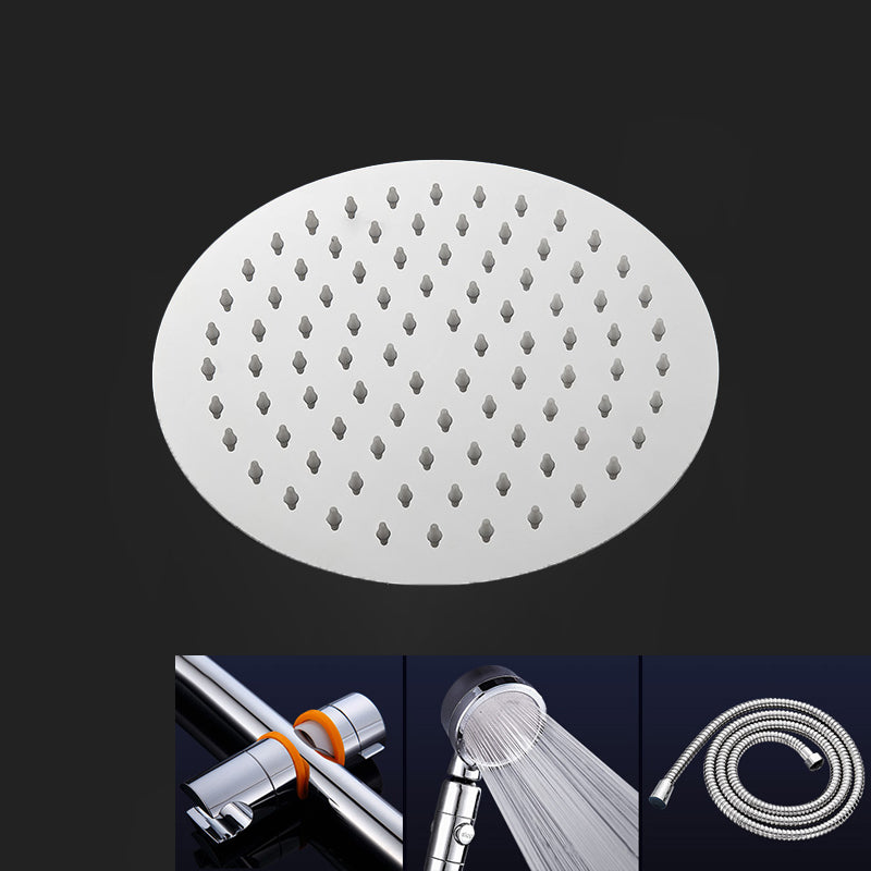 Modern Shower Head Combo Dual Shower Head Stainless Steel Wall-Mount Shower Head