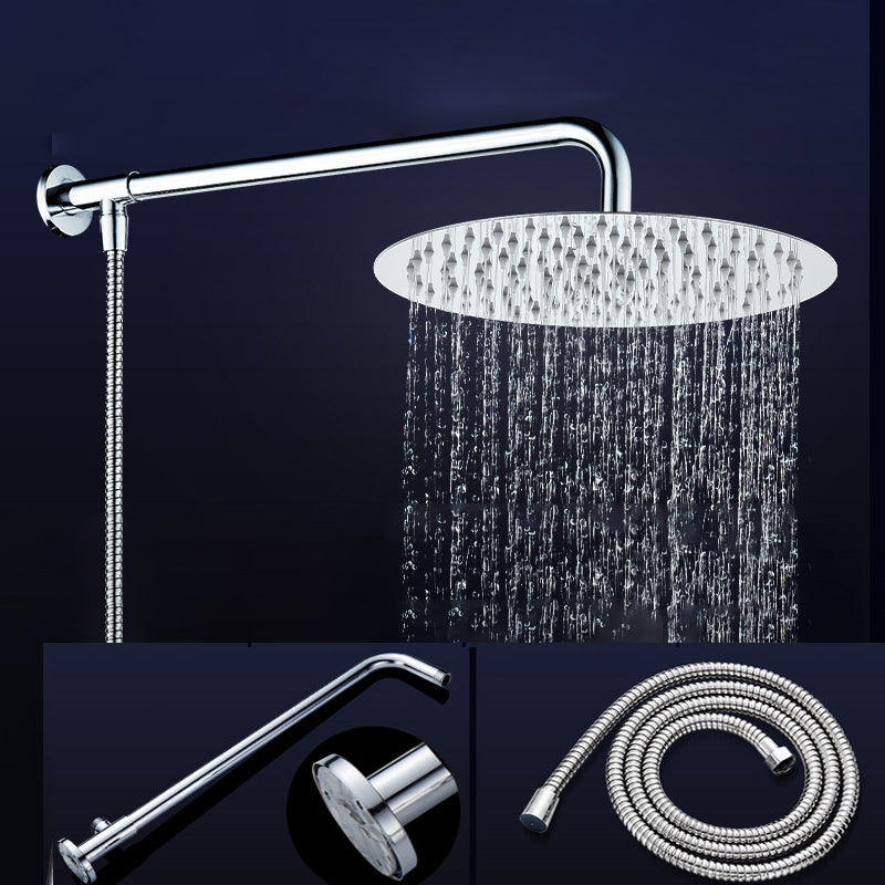 Modern Shower Head Combo Dual Shower Head Stainless Steel Wall-Mount Shower Head