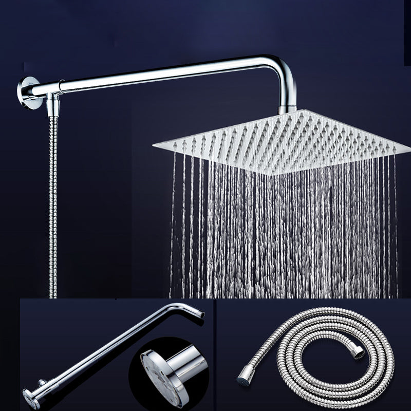 Modern Shower Head Combo Dual Shower Head Stainless Steel Wall-Mount Shower Head