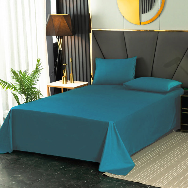 Whole Colored Sheets Twill Non-Pilling Soft Breathable Cotton Sheet Set