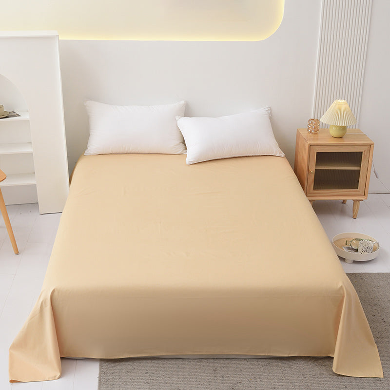 Whole Colored Sheets Twill Non-Pilling Soft Breathable Cotton Sheet Set