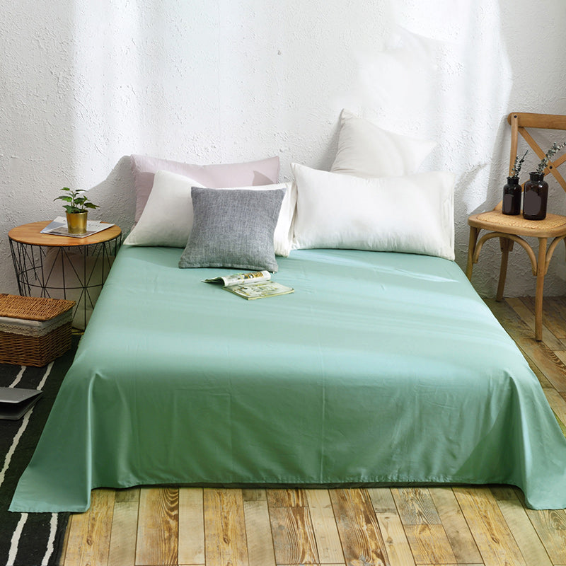 Whole Colored Sheets Twill Non-Pilling Soft Breathable Cotton Sheet Set