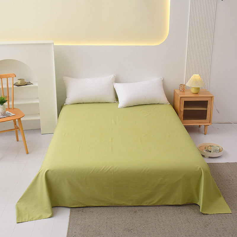 Whole Colored Sheets Twill Non-Pilling Soft Breathable Cotton Sheet Set