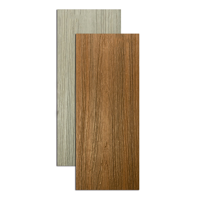 Outdoor Patio Deck Plank Rectangle Composite Nailed Flooring Plank