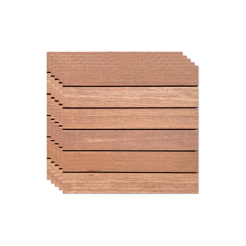 Outdoor Patio Wooden Decking Tiles Interlocking Flooring Plank