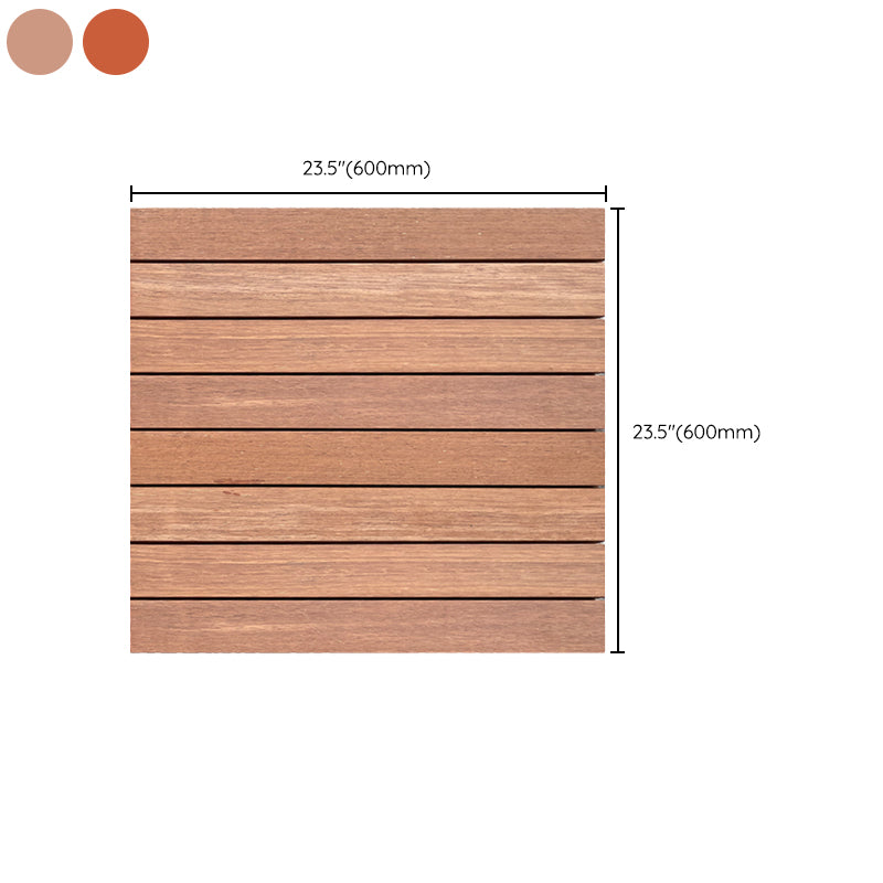 Outdoor Patio Wooden Decking Tiles Interlocking Flooring Plank