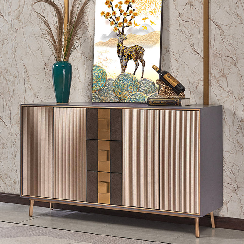 Modern Sideboard Table Wood Sideboard Cabinet - 59.01"L x 15.75"W x 35.43"H