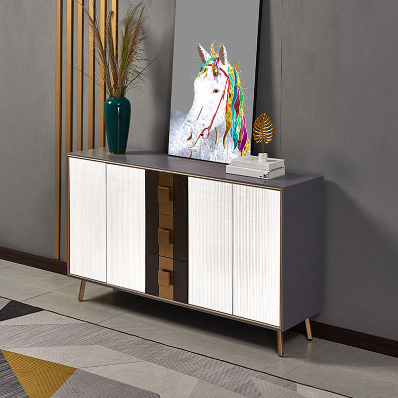 Modern Sideboard Table Wood Sideboard Cabinet - 59.01"L x 15.75"W x 35.43"H