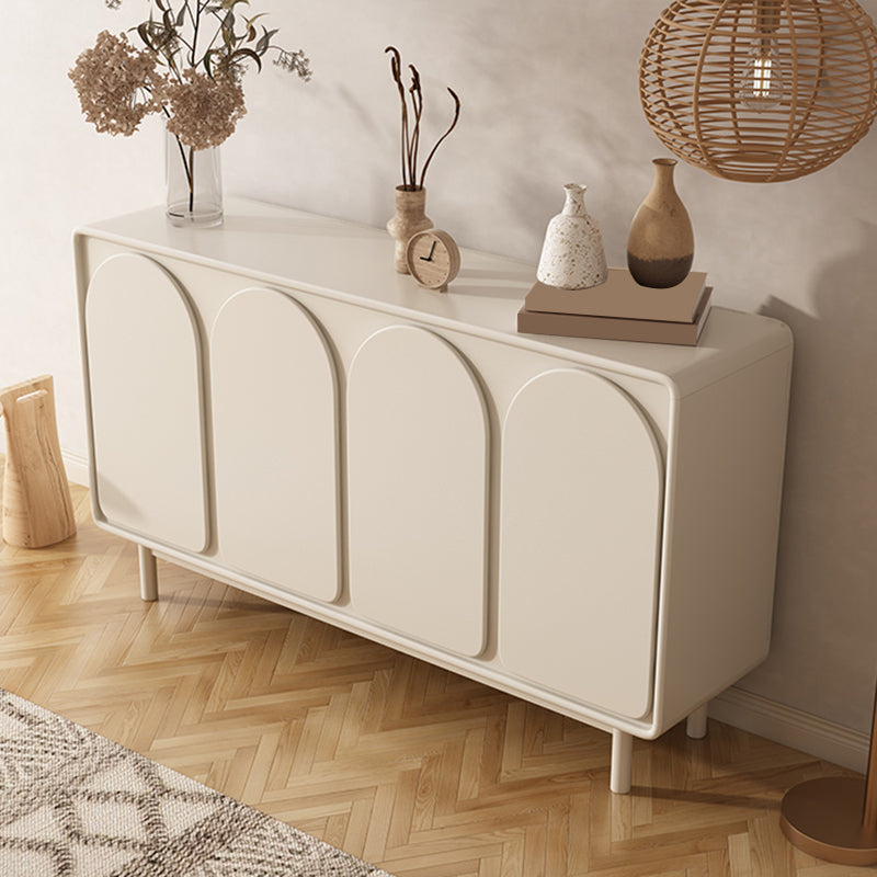 Modern Style Sideboard Table Wood Sideboard Table with Cabinets